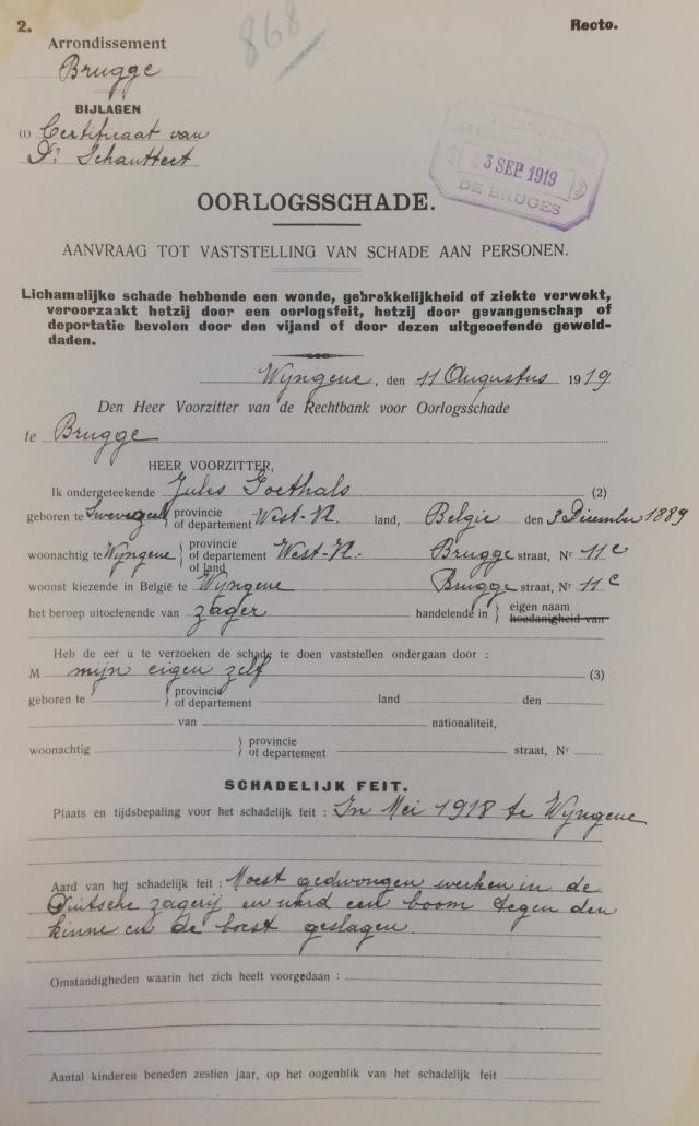 Dossier oorlogsslachtoffer