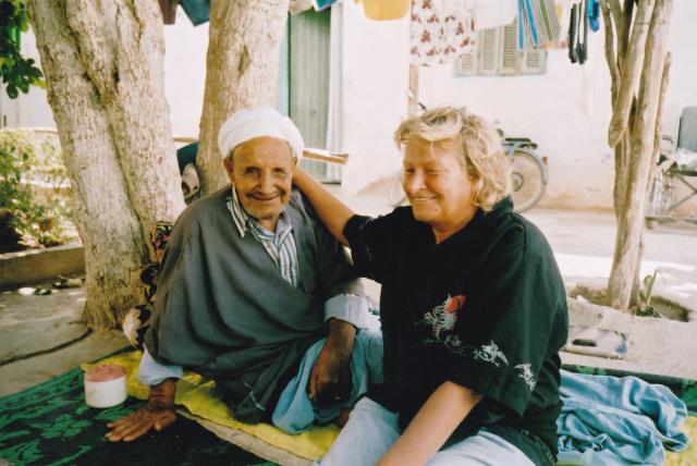 Dit is Mhemet, een oom van Habiba’s vader die begin 2000 108 jaar oud werd.